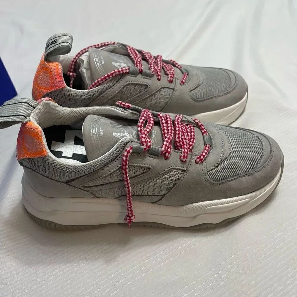 P448 S22 Luke-W Shabby Sneakers Size 38 Women Made in Italy Gray Shoes w/Box New